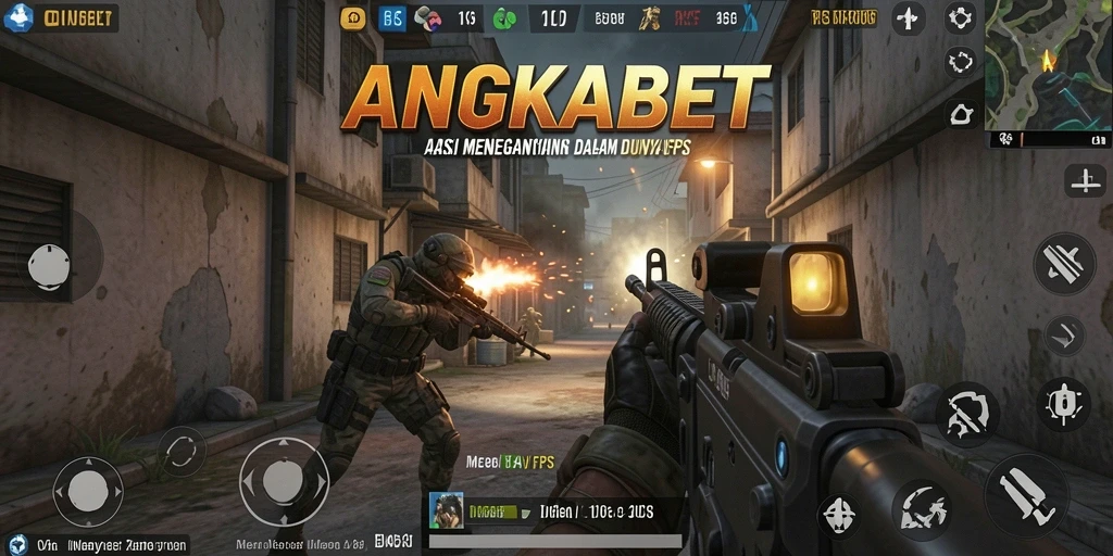 Gameplay menegangkan ANGKABET dengan aksi FPS yang mendebarkan.