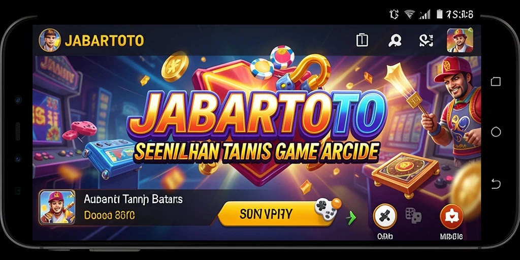 Tangkapan layar JABARTOTO menunjukkan aksi seru dalam gameplay Arcade.