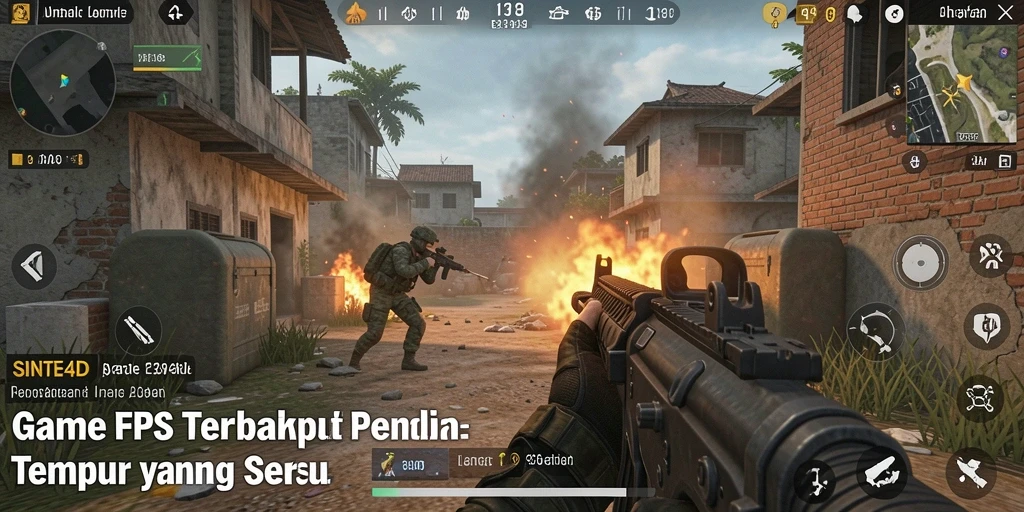 Tampilan menegangkan dari gameplay SINTE4D yang penuh aksi.